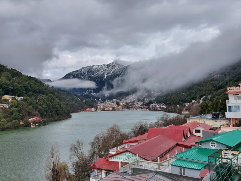 nainital lake mountain view
