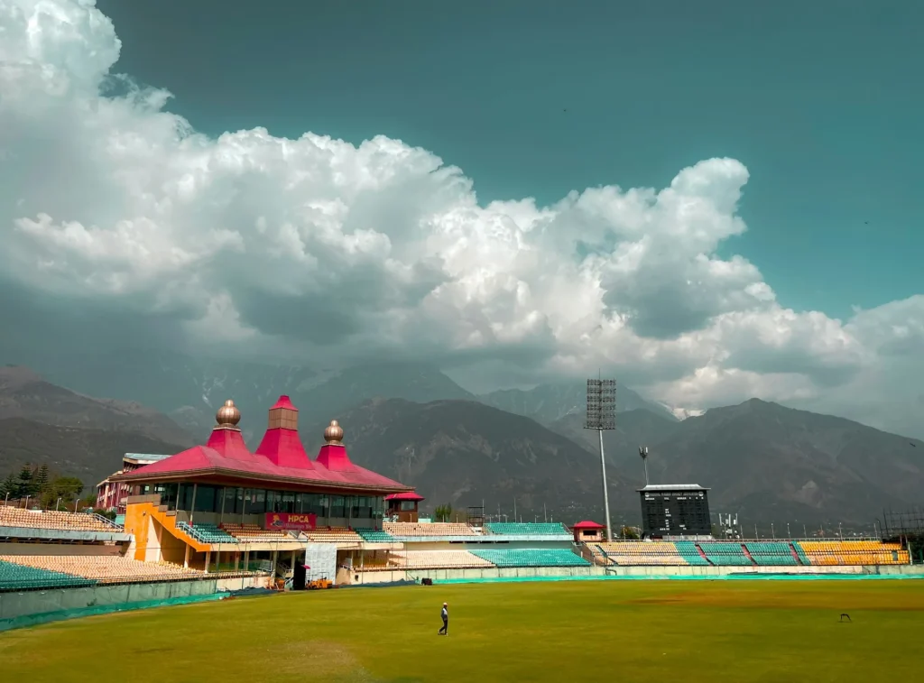 HPCA Cricket Stadium in Dharamshala, Himachal Pradesh