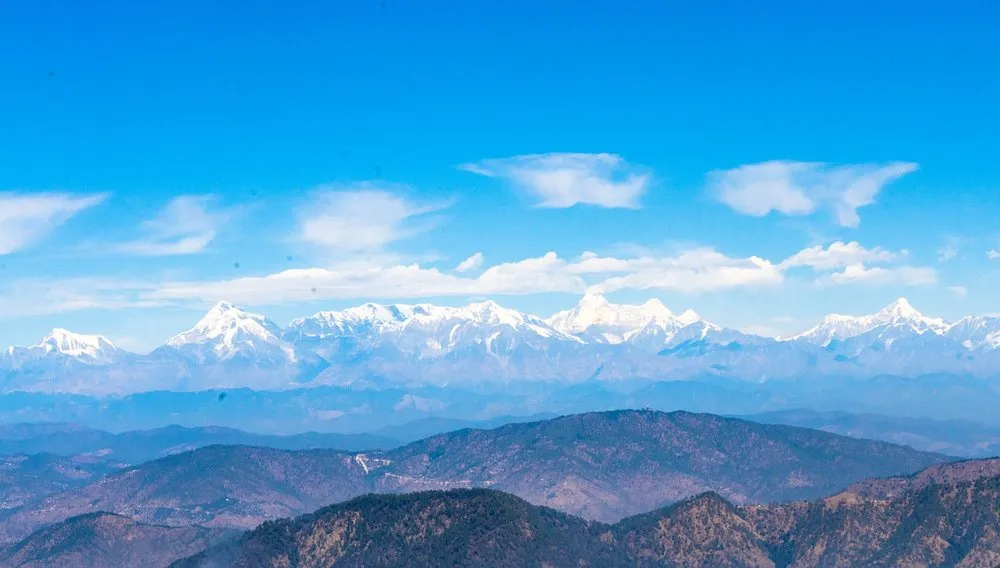 Snow View Point in Nainital offering panoramic Himalayan mountain views