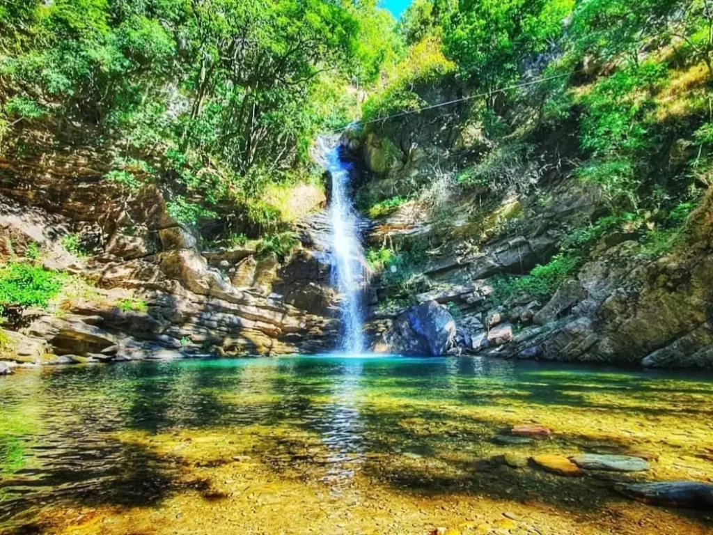 Bhalu Gaad Waterfall near Mukteshwar