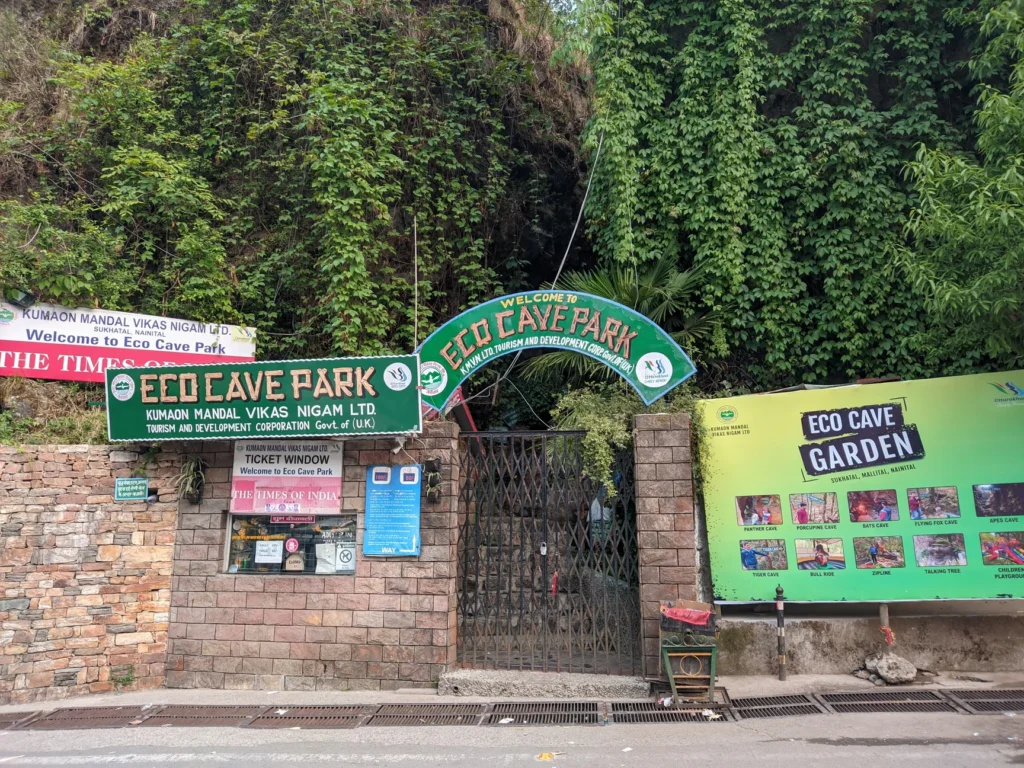 Eco Cave Gardens adventure park in Nainital, Uttarakhand